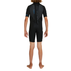 WETSUIT NIÑO - CORTO - BOYS REACTOR 2 BZ SS SPRING 2 MM - A00 BLK/BLK