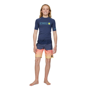 LYCRA NIÑOS - BOYS REACTOR BLOCK UV SS RASH VEST - 016 NAVY