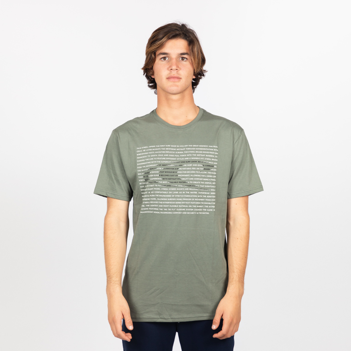 POLO M/C - GRAPHIC WAVE SS T-SHIRT - AGAVE GREEN - 3X119