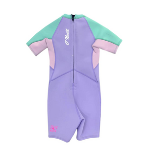 WETSUIT NIÑO - CORTO - GIRLS TODDLER REACTOR BZ SS SPRING 2MM - 8G94 MIST/PINK/SEAFM