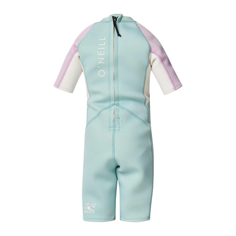 WETSUIT NIÑO - CORTO - GIRLS TODDLER REACTOR BZ SS SPRING 2MM - AQU AQUA