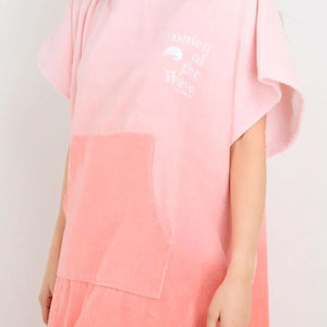 TOALLA PONCHO - CORAL