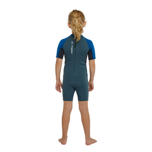 WETSUIT NIÑO - CORTO - BOYS TODDLER REACTOR BZ SS SPRING 2MM - 8G80 CADET/GUNMTL/ULTRA