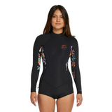 WETSUIT MUJER - BAHIA BZ LS MID SPRING 2MM - 3S04 BLK/AUST/BLK