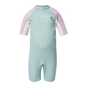 WETSUIT NIÑO - CORTO - GIRLS TODDLER REACTOR BZ SS SPRING 2MM - AQU AQUA