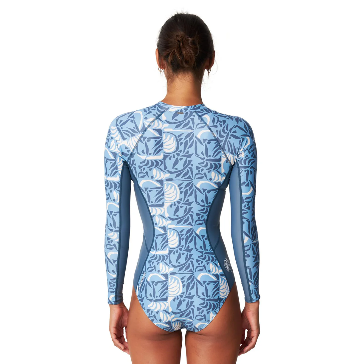 LYCRA MUJER - BAHIA LYCRA HALF FZ LS SURF SUIT - CMSC CHECK MOSAIC