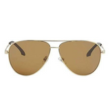 LENTE SOLAR - ONS - WAKE 2.0 - 001P - MATTE GOLD SOLID BROWN