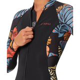 WETSUIT MUJER - BAHIA FZ LS CHEEKY SPRING 2 MM - VTAL VINTAGE ALOHA