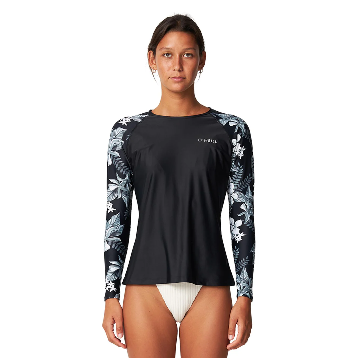 LYCRA MUJER - SALINA LS SURF TEE - WOMD WILD ORCHID MIDNIGHT