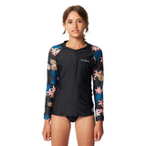 LYCRA NIÑOS - GIRLS BAHIA 1/4 ZIP LS RASH VEST - BMYN BALMY NIGHTS