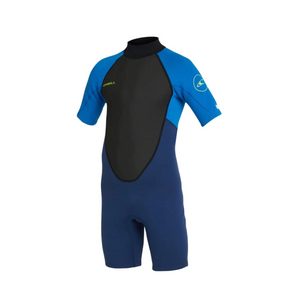 WETSUIT NIÑO - CORTO - BOYS REACTOR 2 BZ SS SPRING 2 MM - 3S57 NAVY/ULTRA BLUE