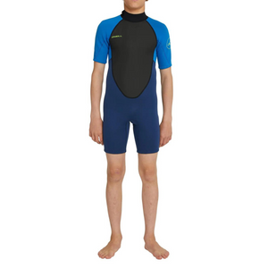 WETSUIT NIÑO - CORTO - BOYS REACTOR 2 BZ SS SPRING 2 MM - 3S57 NAVY/ULTRA BLUE