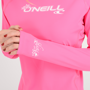 LYCRA PLAYA - MUJER - L/S CREW - PINK