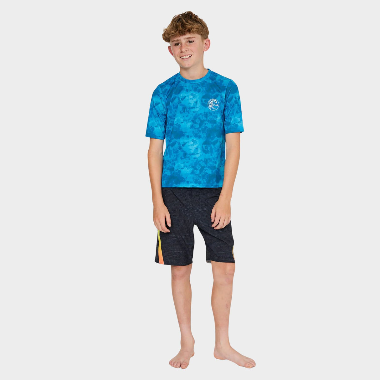 LYCRA NIÑOS - BOYS DOPEDYE SS UV SURF TEE - VE26