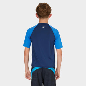 LYCRA NIÑOS - BOYS REACTOR BLOCK UV SS RASH VEST - VE26