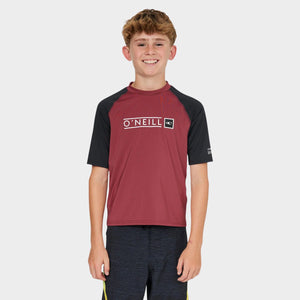 LYCRA NIÑOS - BOYS REACTOR BLOCK UV SS RASH VEST - VE26