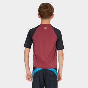 LYCRA NIÑOS - BOYS REACTOR BLOCK UV SS RASH VEST - VE26