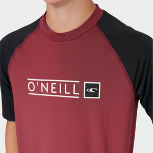 LYCRA NIÑOS - BOYS REACTOR BLOCK UV SS RASH VEST - VE26