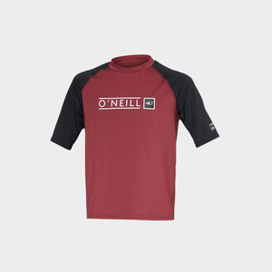 LYCRA NIÑOS - BOYS REACTOR BLOCK UV SS RASH VEST - VE26