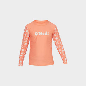 LYCRA NIÑOS - GIRLS TODDLER SPF LS RASH TEE - VE26