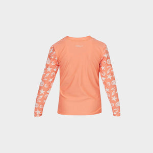 LYCRA NIÑOS - GIRLS TODDLER SPF LS RASH TEE - VE26