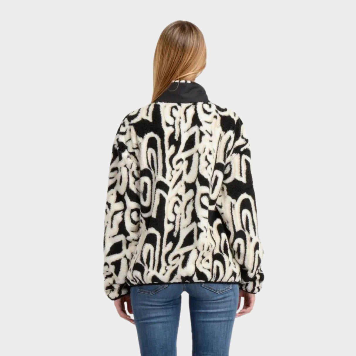 POLERON MUJER - PILE BLACK - IN26