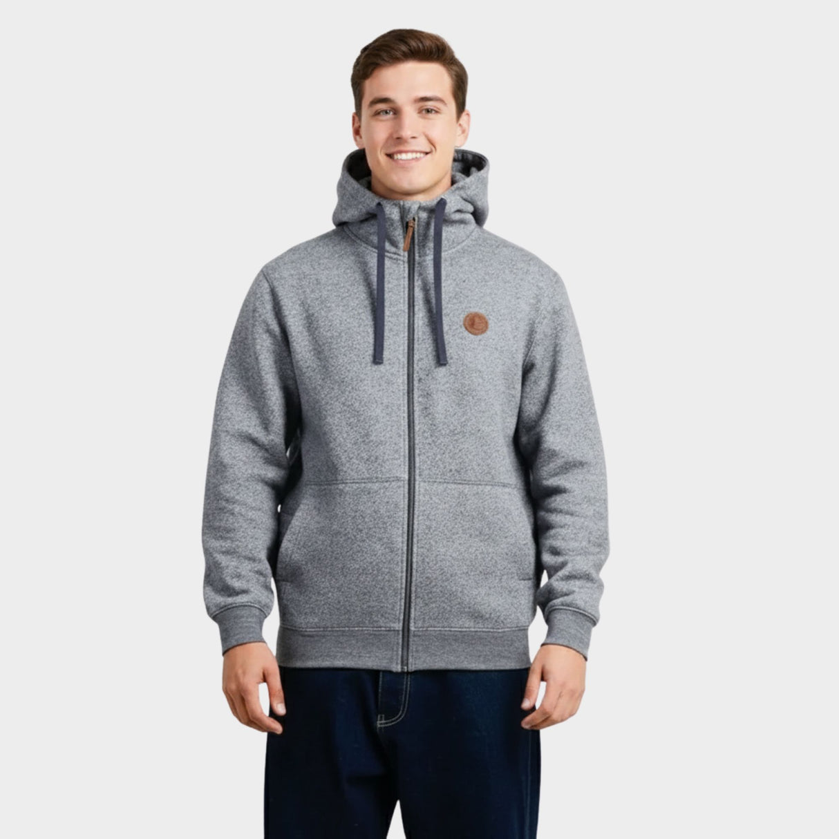 POLERON CON CAPUCHA HOMBRE - MELANGE MOOD - IN26