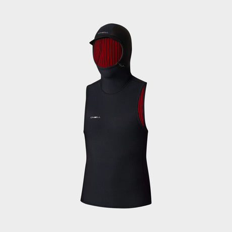 WETSUIT HOMBRE - LARGO - HYPER FIRE NO SLEEVE GBS HOODED VEST - BLACK IN26