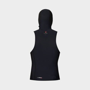 WETSUIT HOMBRE - LARGO - HYPER FIRE NO SLEEVE GBS HOODED VEST - BLACK IN26