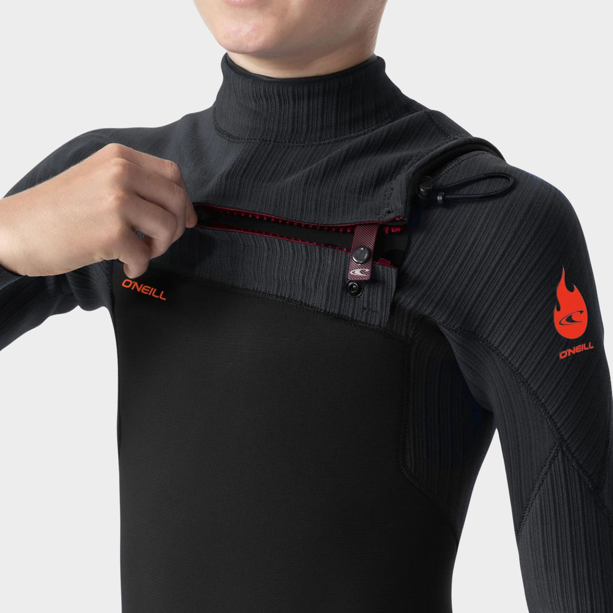 WETSUIT NIÑO - LARGO - YOUTH HYPERFIRE CZ FULL 4/3MM - BLACK
