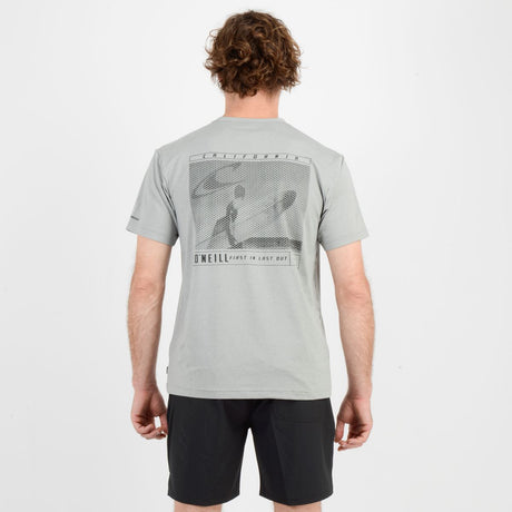 LYCRA PLAYA - HOMBRE - S/S RASH TEE - HYBRID MELANGE