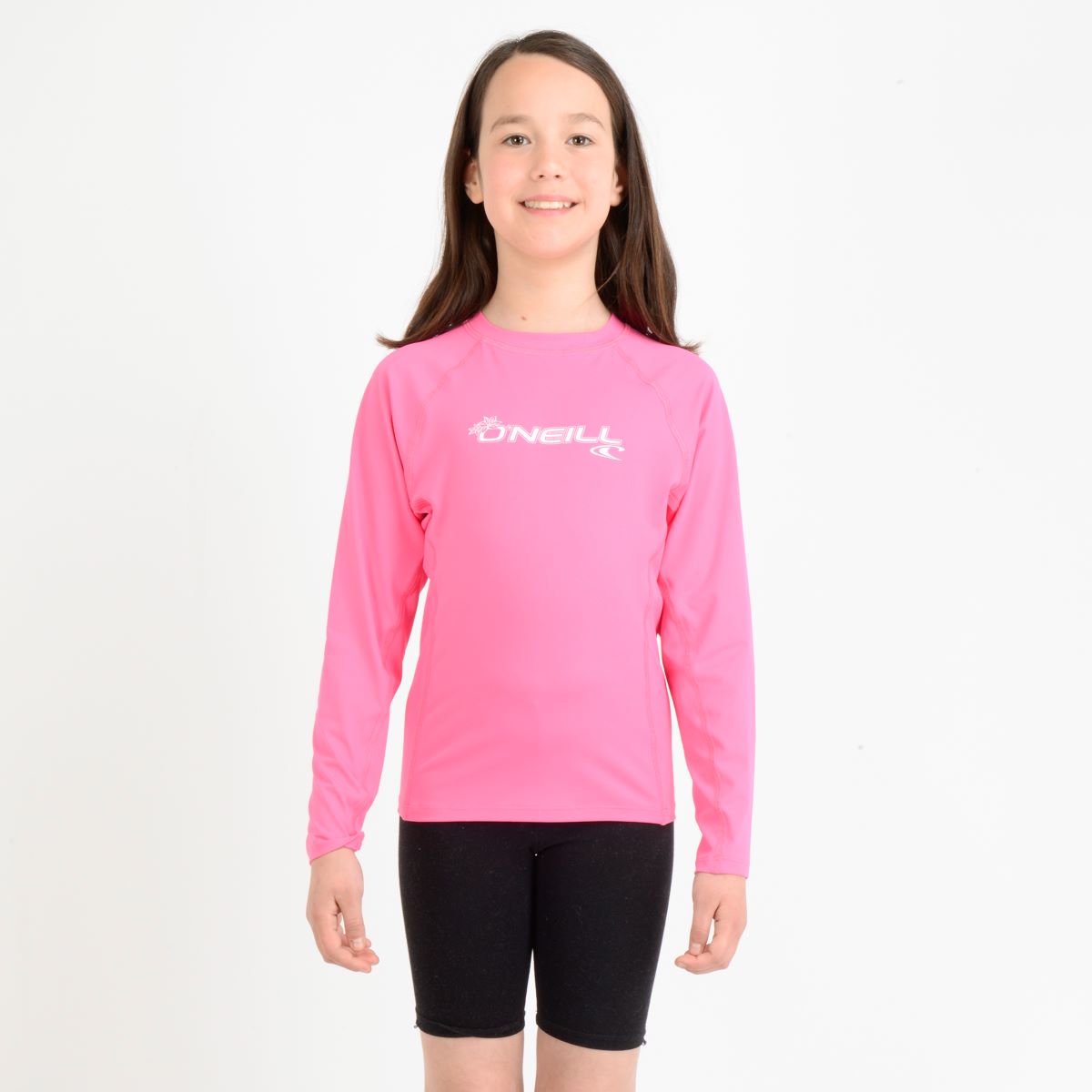 LYCRA PLAYA NIÑOS - L/S CREW - PINK