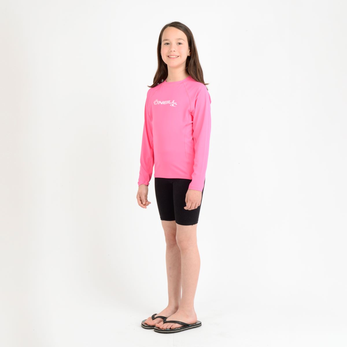 LYCRA PLAYA NIÑOS - L/S CREW - PINK