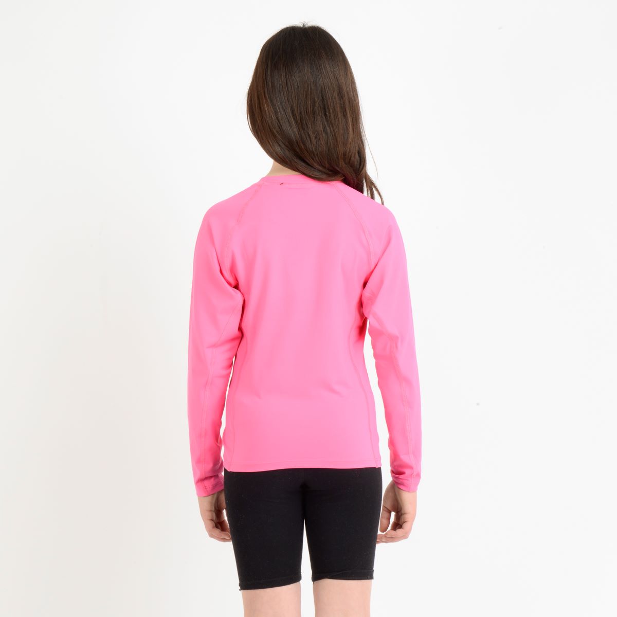 LYCRA PLAYA NIÑOS - L/S CREW - PINK