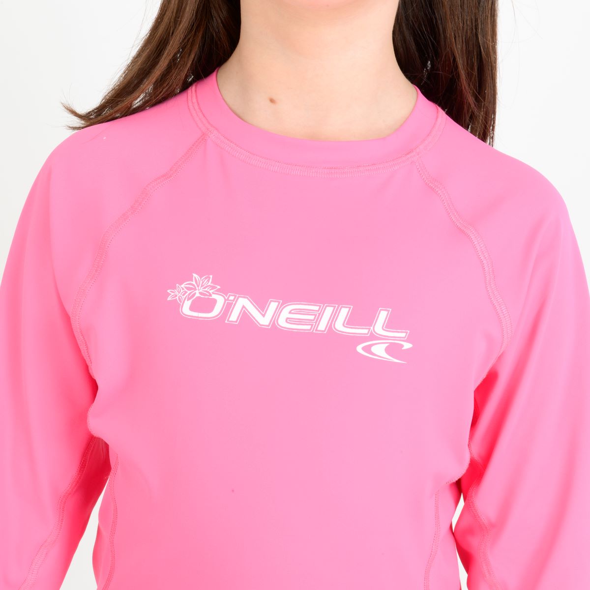 LYCRA PLAYA NIÑOS - L/S CREW - PINK