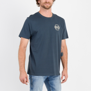 POLO M/C - T-SHIRT S-SLV MEN - OMBRE BLUE MF25