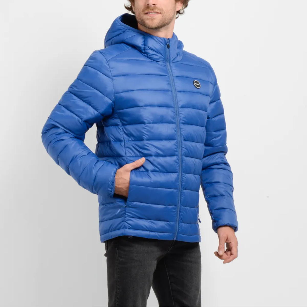 CASACA HOMBRE - CASACA CON CAPUCHA - SNORKEL BLUE