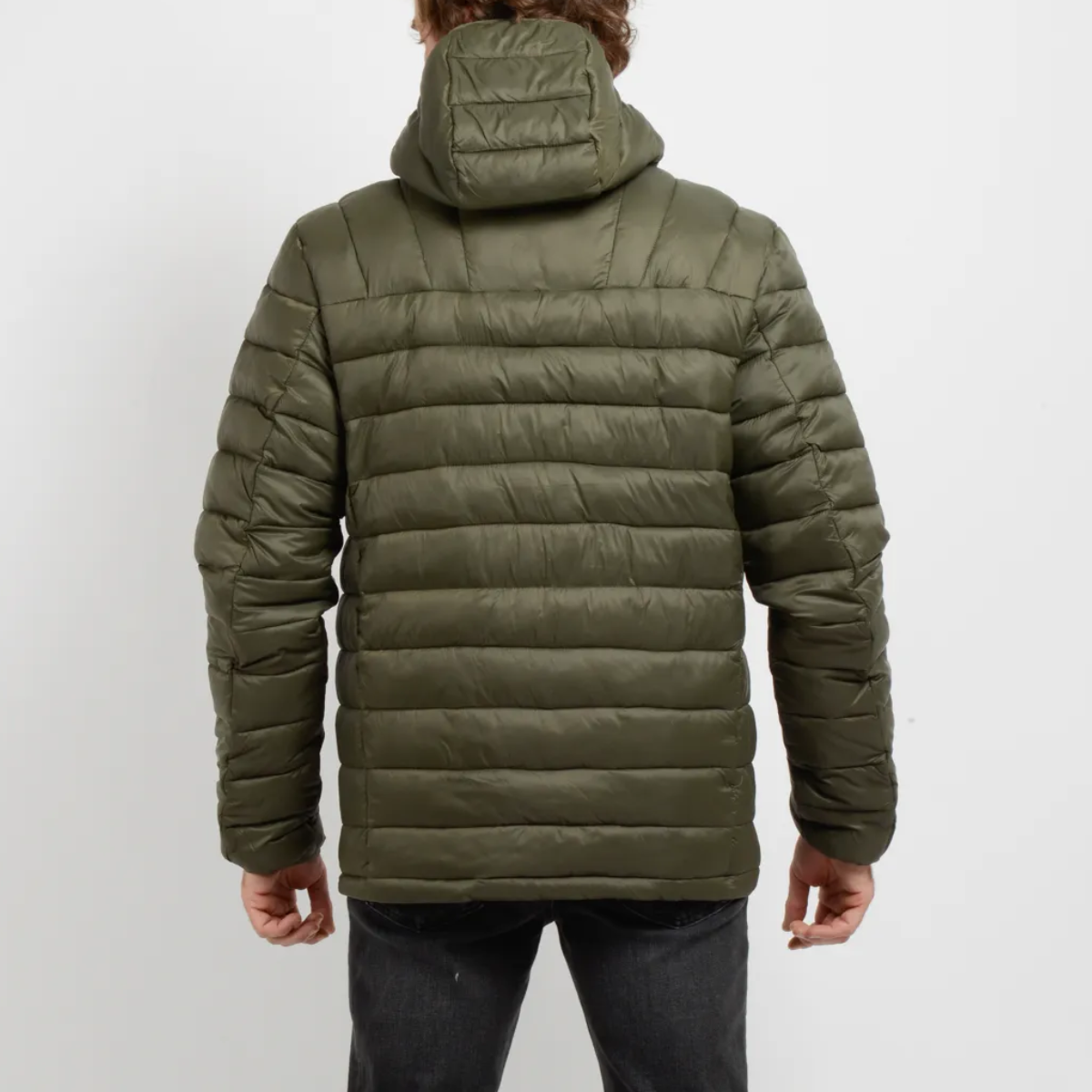 CASACA HOMBRE - CASACA CON CAPUCHA - LICHEN GREEN