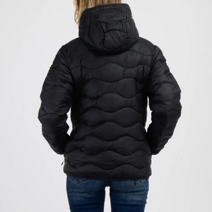 CASACA MUJER - CASACA CON CAPUCHA - BLACK
