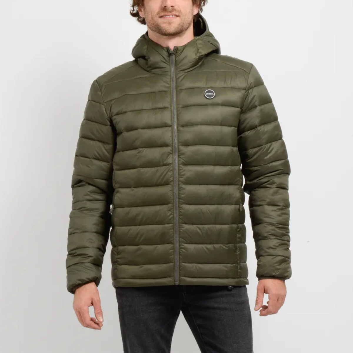 CASACA HOMBRE - CASACA CON CAPUCHA - LICHEN GREEN