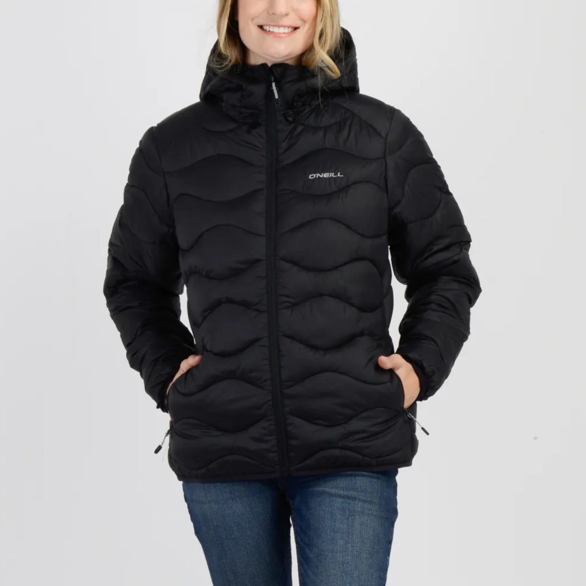 CASACA MUJER - CASACA CON CAPUCHA - BLACK