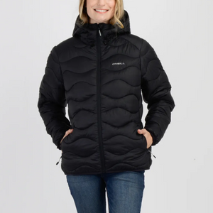 CASACA MUJER - CASACA CON CAPUCHA - BLACK