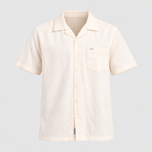 Camisa O’Neill CREAM VE26, vista frontal 3D