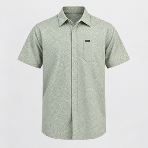 Camisa O’Neill FLOWET GREEN VE26, vista frontal 3D