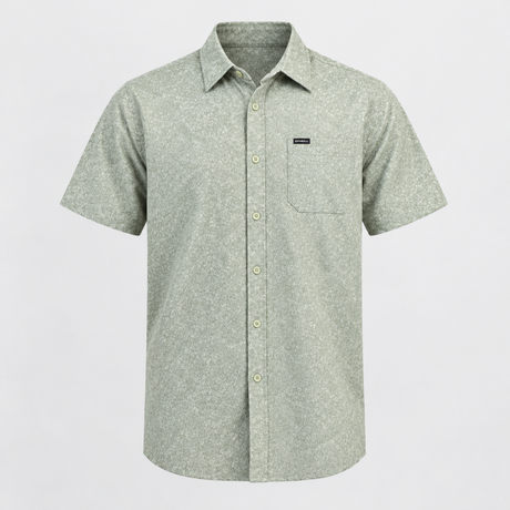 Camisa O’Neill FLOWET GREEN VE26, vista frontal 3D