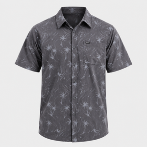 Camisa O’Neill GRAPHITE PALM VE26, vista frontal 3D