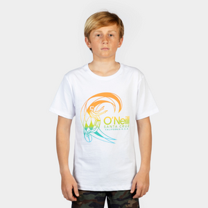 POLO NIÑO - CIRCLE SURFER T-SHIRT - SNOW WHITE - IN87