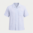 Camisa O’Neill JAQUARD BLUE VE26, vista frontal 3D