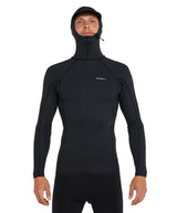 LYCRA - HOMBRE - PSYCHO HOODEN UV LS CREW - A05 BLK/BLK/BLK