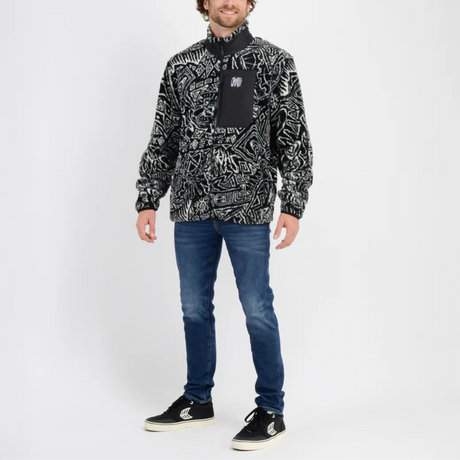 POLERON HOMBRE - MICROPOLARFLEECE - ALAMARE BLACK
